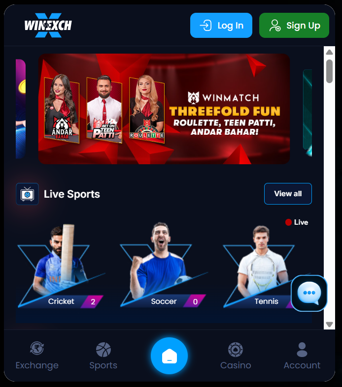 Winexch360 - Official Betting Exchange India